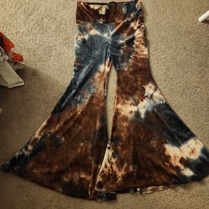 Tie Dye Ultra Stretch Velvet Extreme Bells